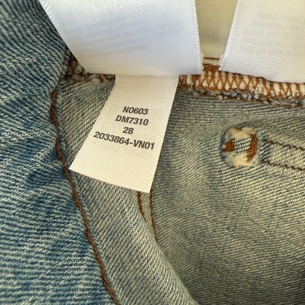 madewell perfect vintage wide-leg crop jean altoona blue wash no603 women 28 - Picture 7 of 7